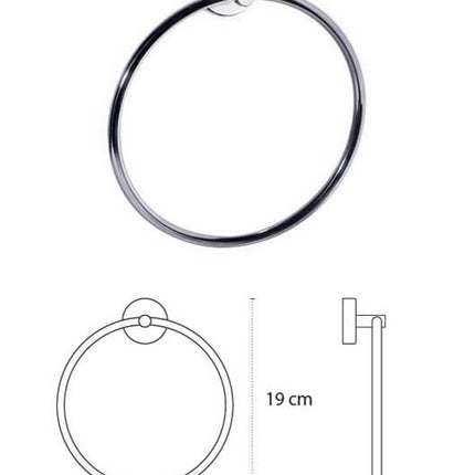 Set Accessori Bagno Vetro Temperato Design Sospeso