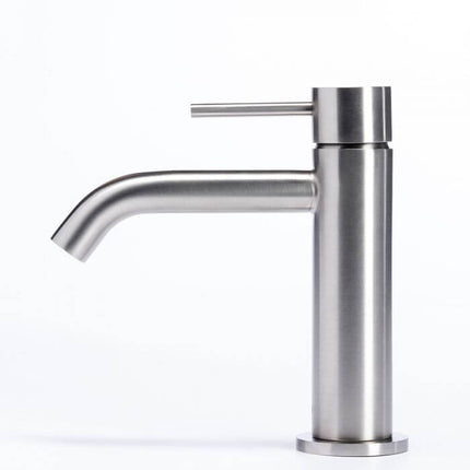 Set Rubinetteria Lavabo e Bidet Acciaio Spazzolato