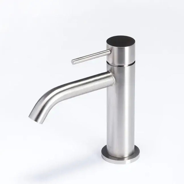 Set Rubinetteria Lavabo e Bidet Acciaio Spazzolato
