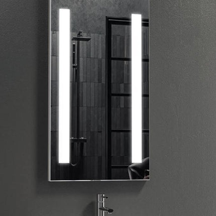 Specchio Da Bagno Rettangolare Con Luce LED 90x50