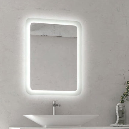 Specchio Da Bagno Rettangolare Luce LED Design
